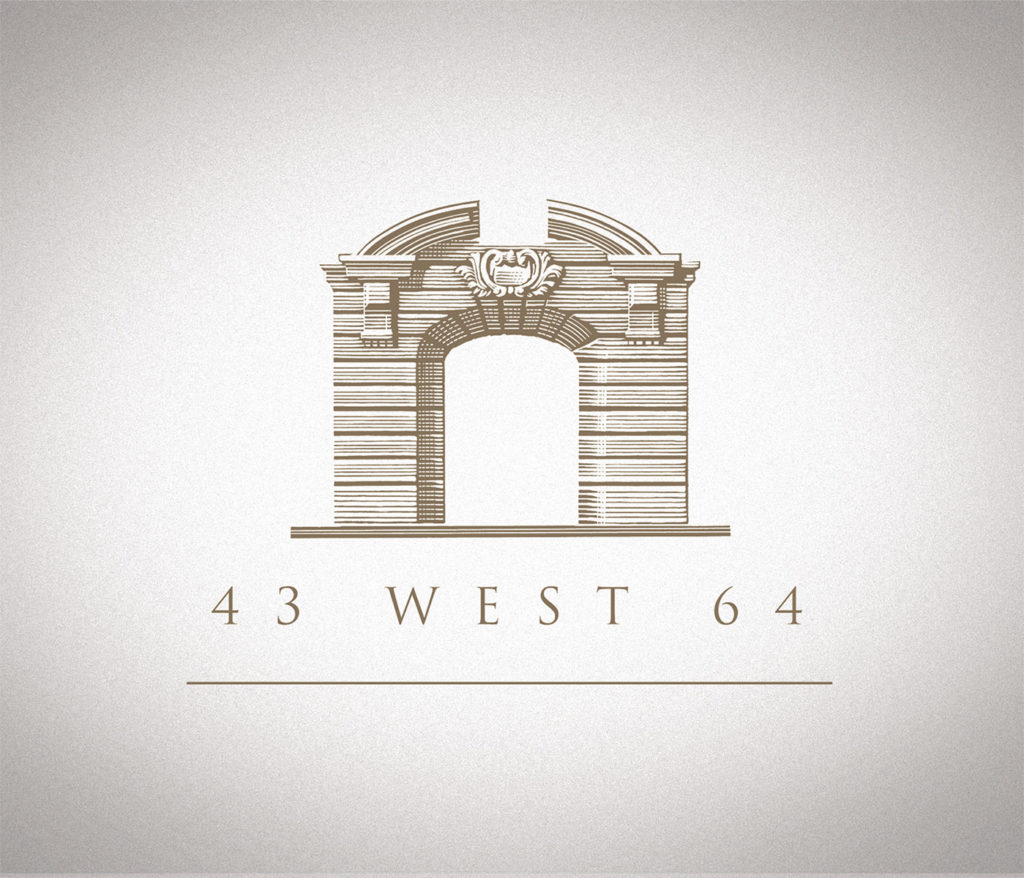 scott cimock design 43 WEST 64 logo 1024x878 1